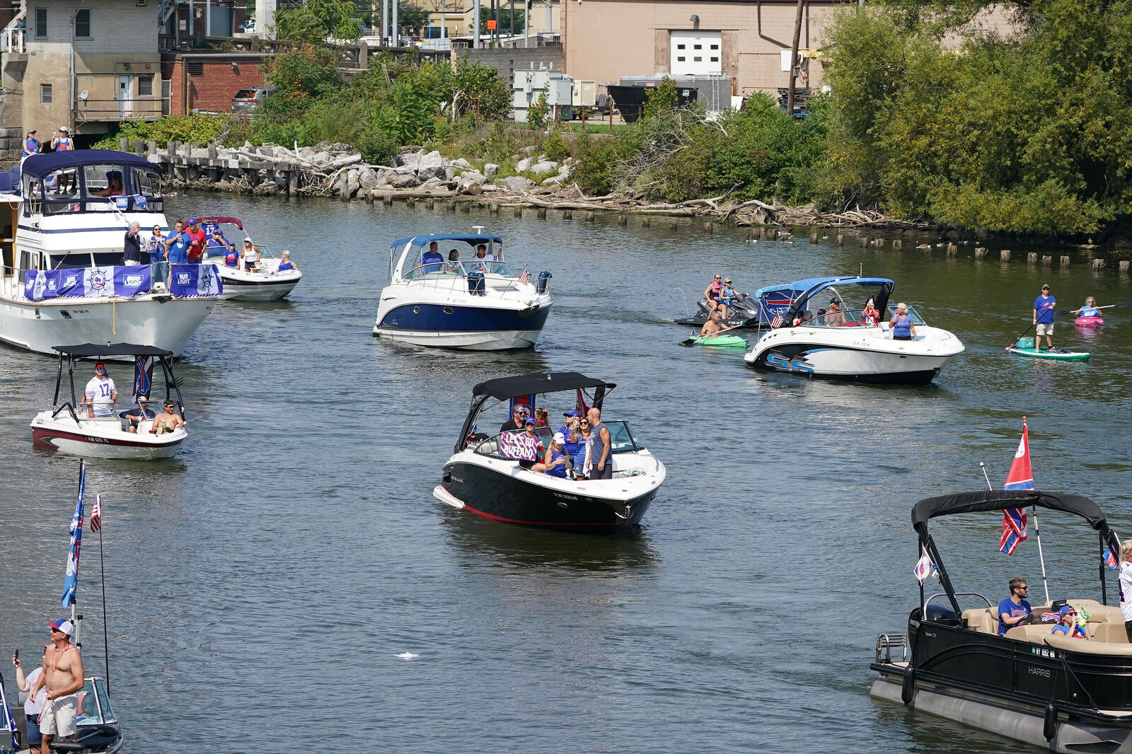 Bills Mafia Boat Parade